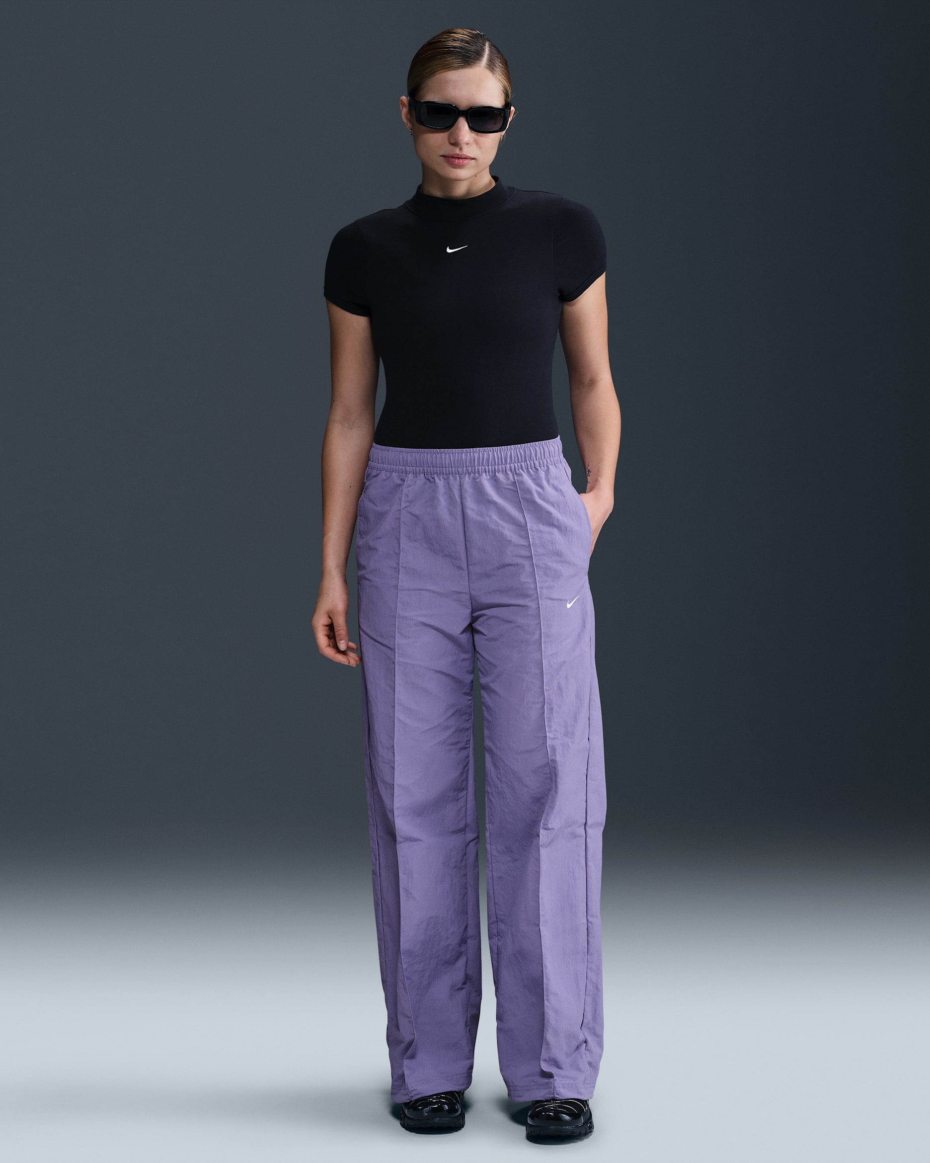 Nike Sportswear Everything Wovens Women's Mid-Rise Open-Hem Pants